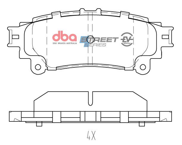 Rear Street Series EV Brake Pads