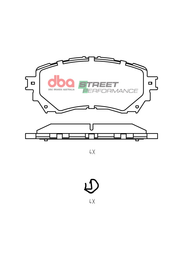 Front Street Performance Brake Pads