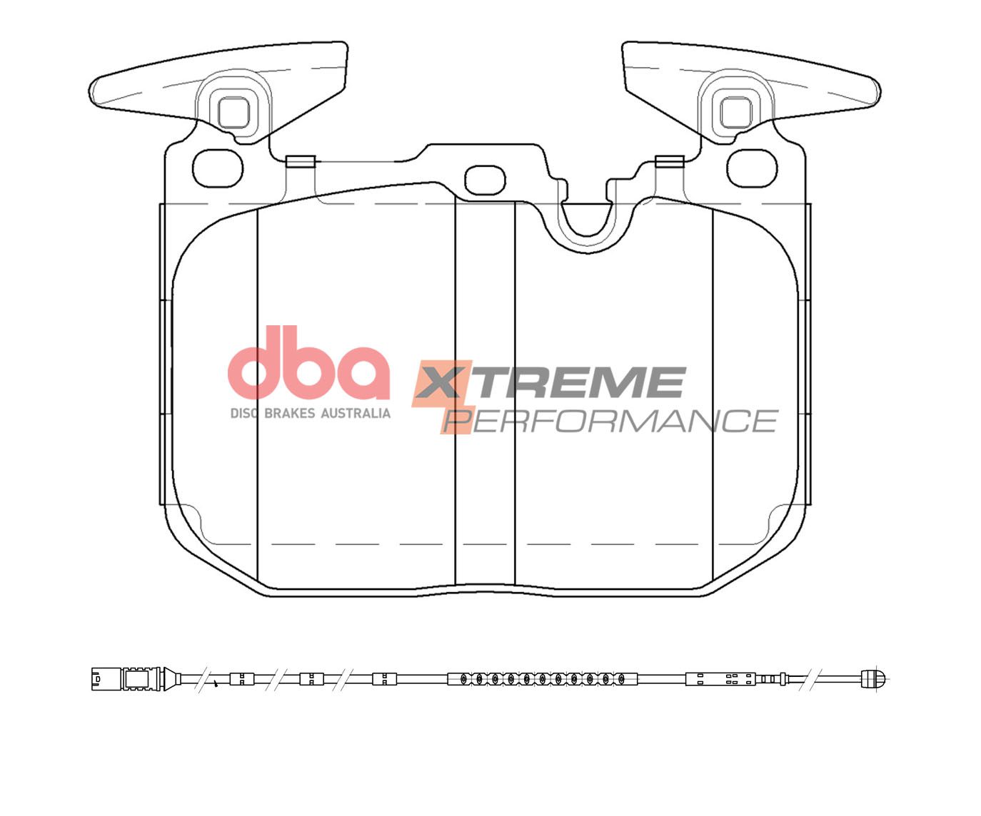 Front Xtreme Performance Brake Pads