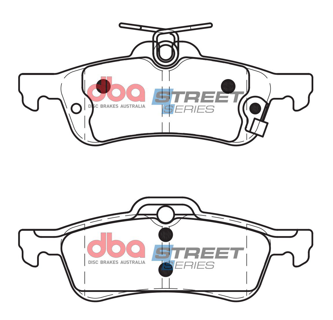 Rear Street Series Brake Pads
