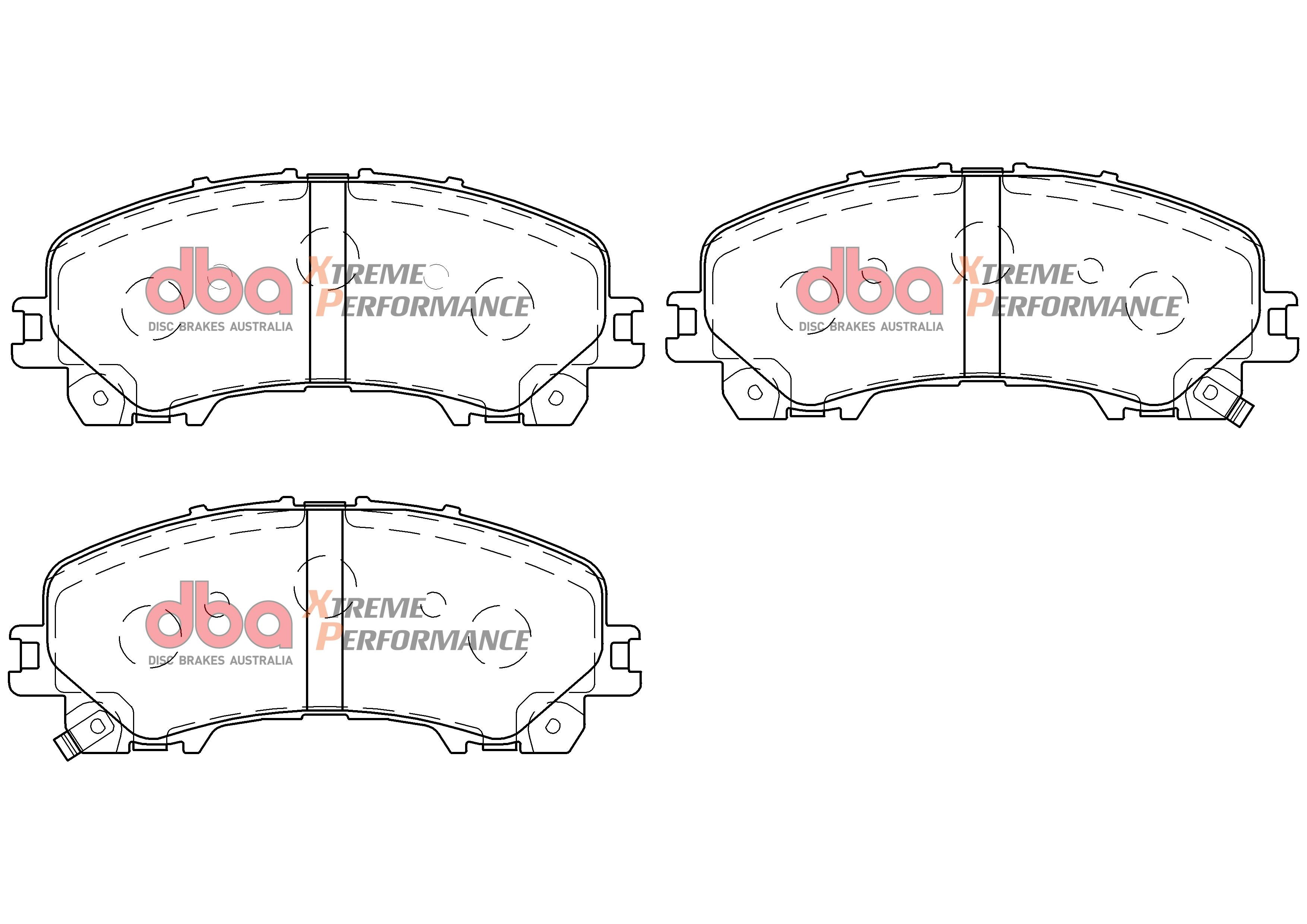 Front Xtreme Performance Brake Pads