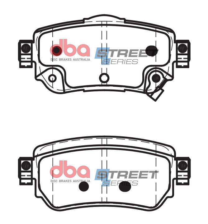 Rear Street Series Brake Pads