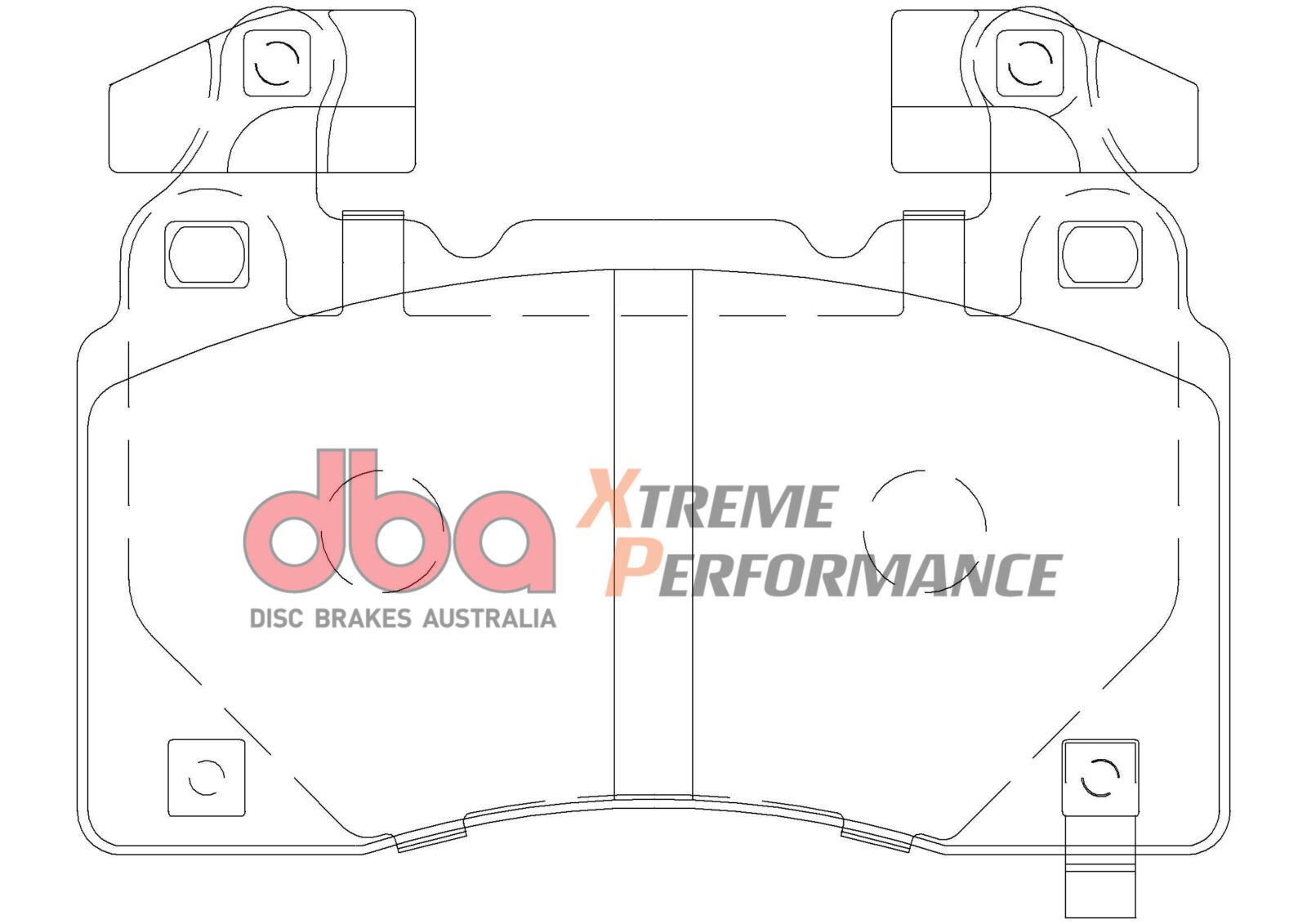 Front Xtreme Performance Brake Pads