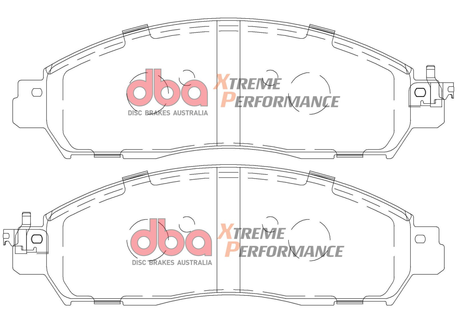Front Xtreme Performance Brake Pads