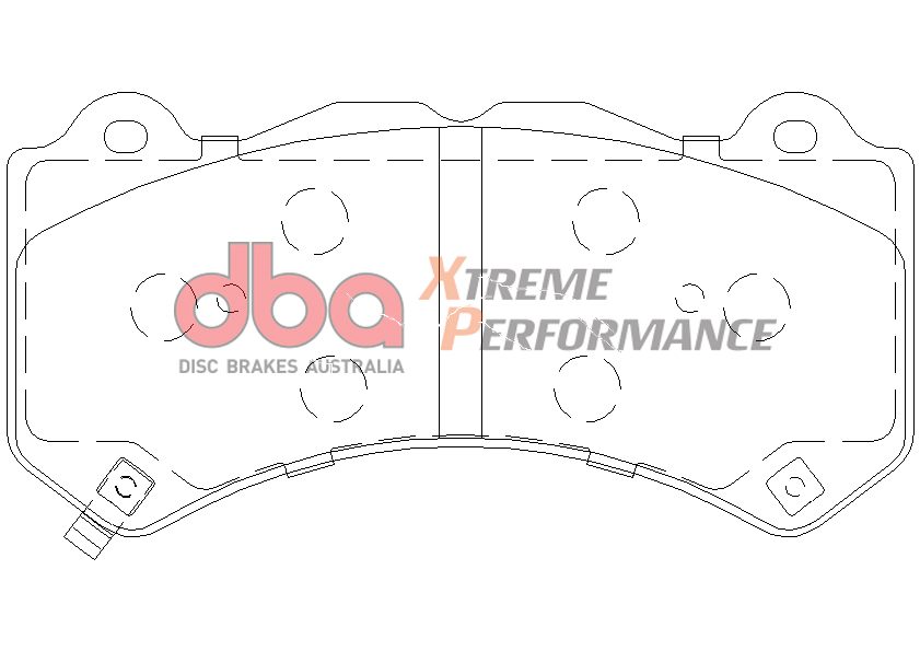 Front Xtreme Performance Brake Pads