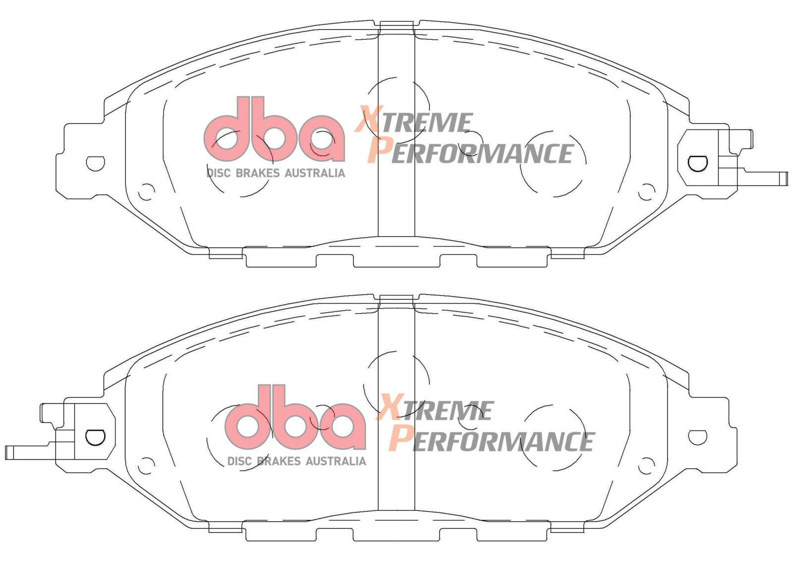 Front Xtreme Performance Brake Pads