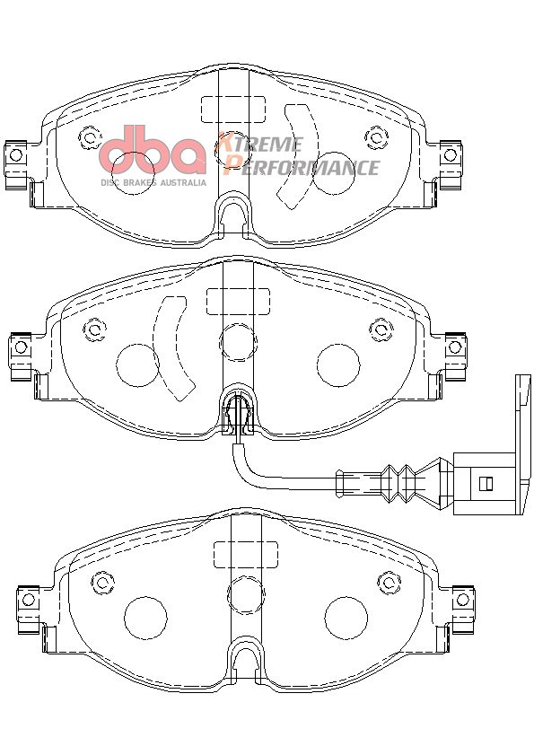 Front Xtreme Performance Brake Pads