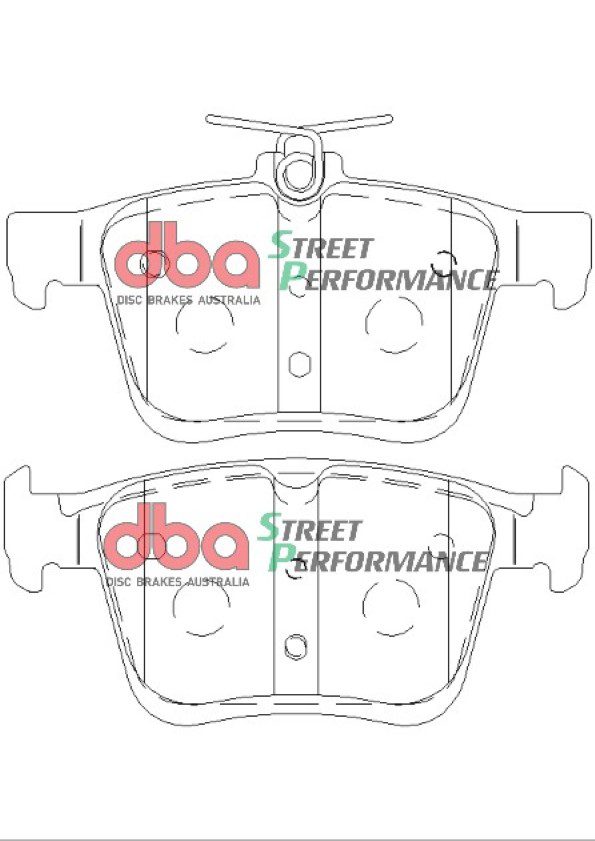 Rear Street Performance Brake Pads