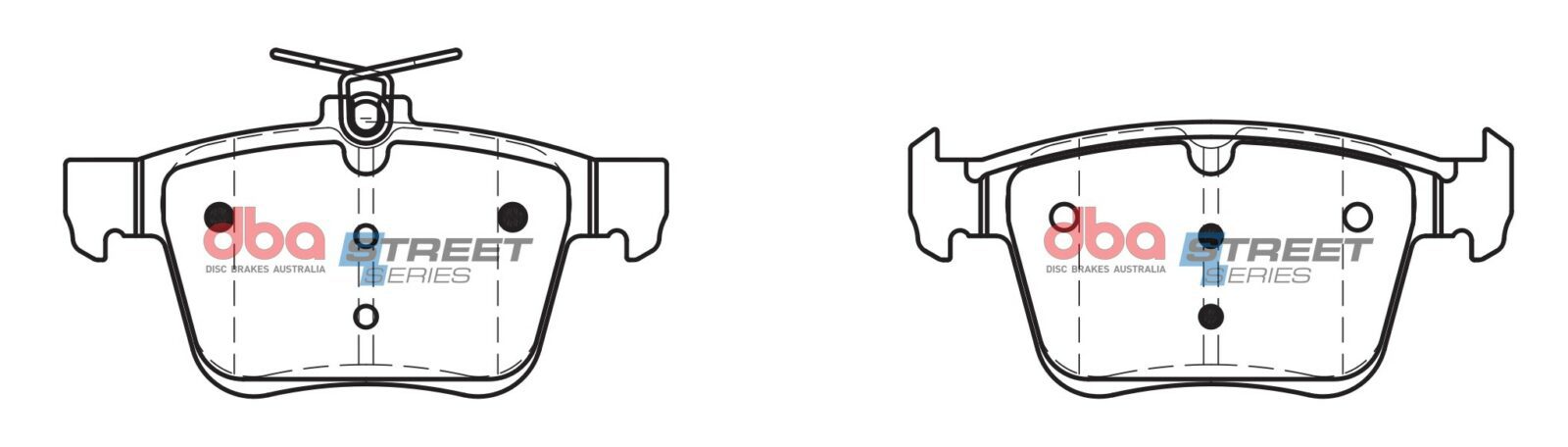 Rear Street Series Brake Pads