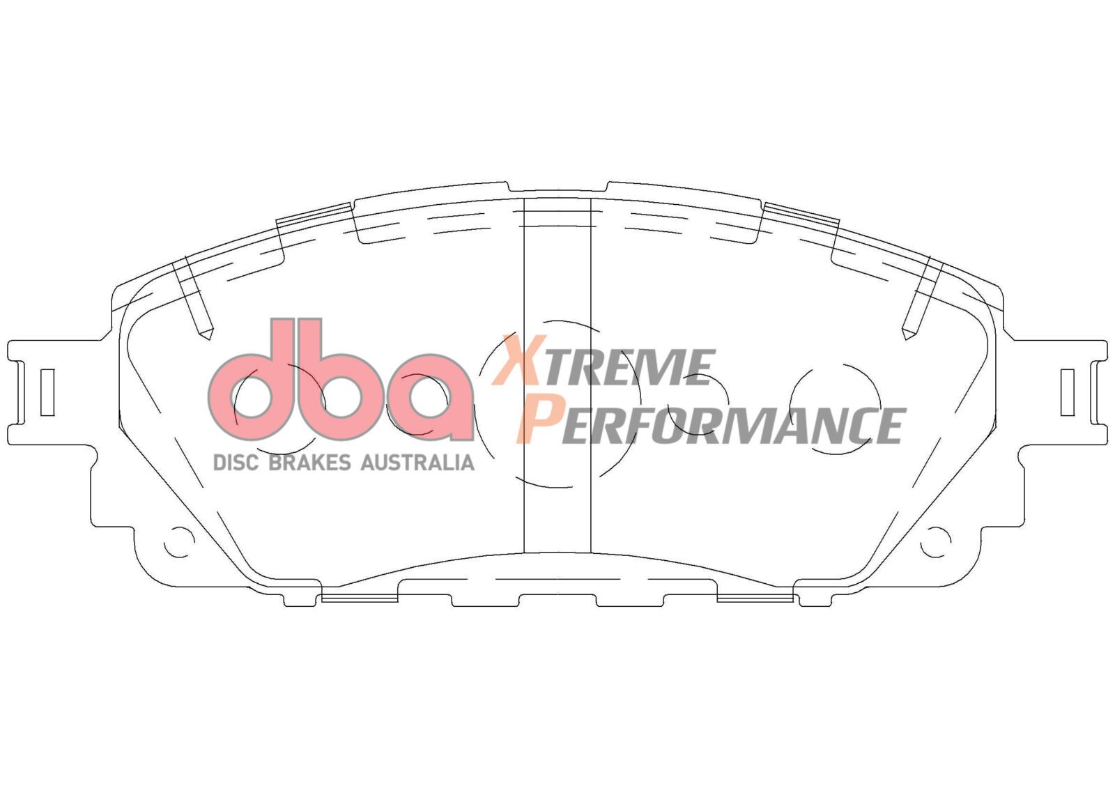 Front Xtreme Performance Brake Pads