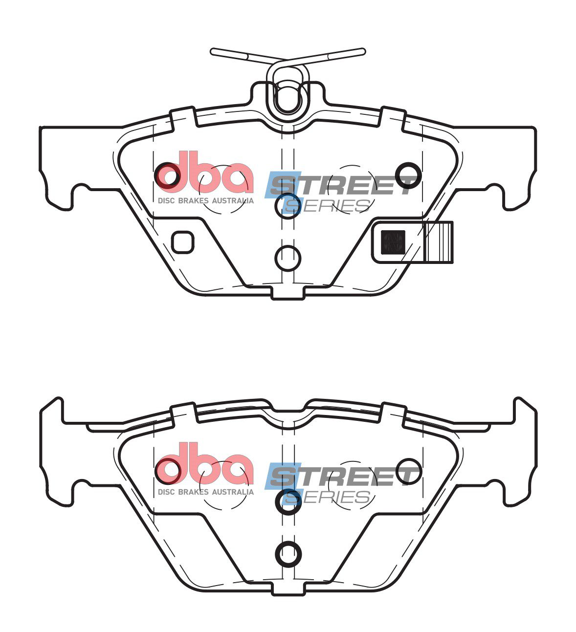 Rear Street Series Brake Pads