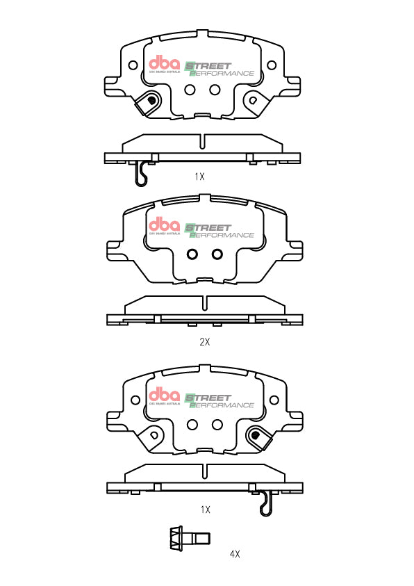 Front Street Performance Brake Pads