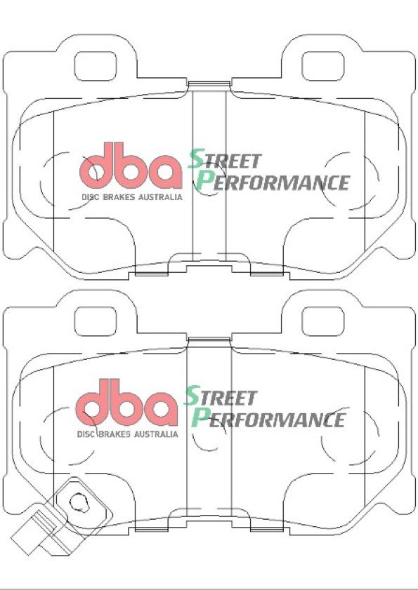 Rear Street Performance Brake Pads