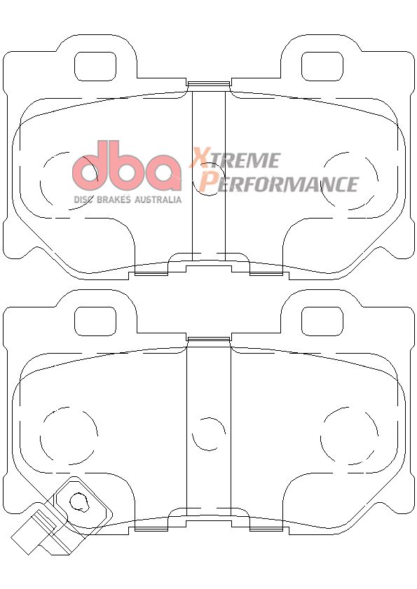 Rear Xtreme Performance Brake Pads