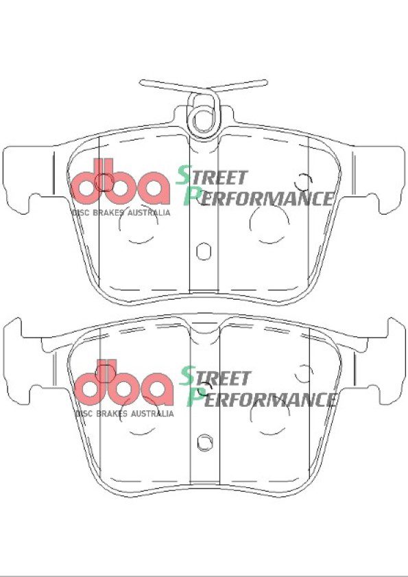 Rear Street Performance Brake Pads