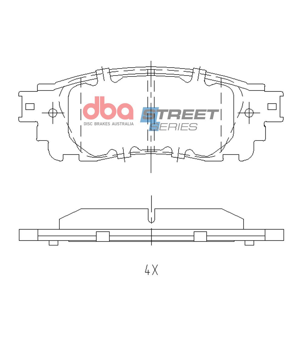 Rear Street Series Brake Pads