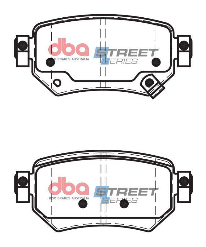 Rear Street Series Brake Pads