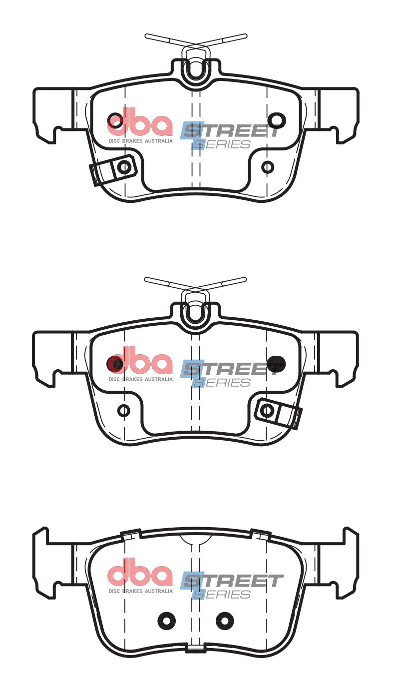Rear Street Series Brake Pads