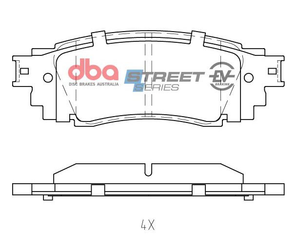 Rear Street Series EV Brake Pads