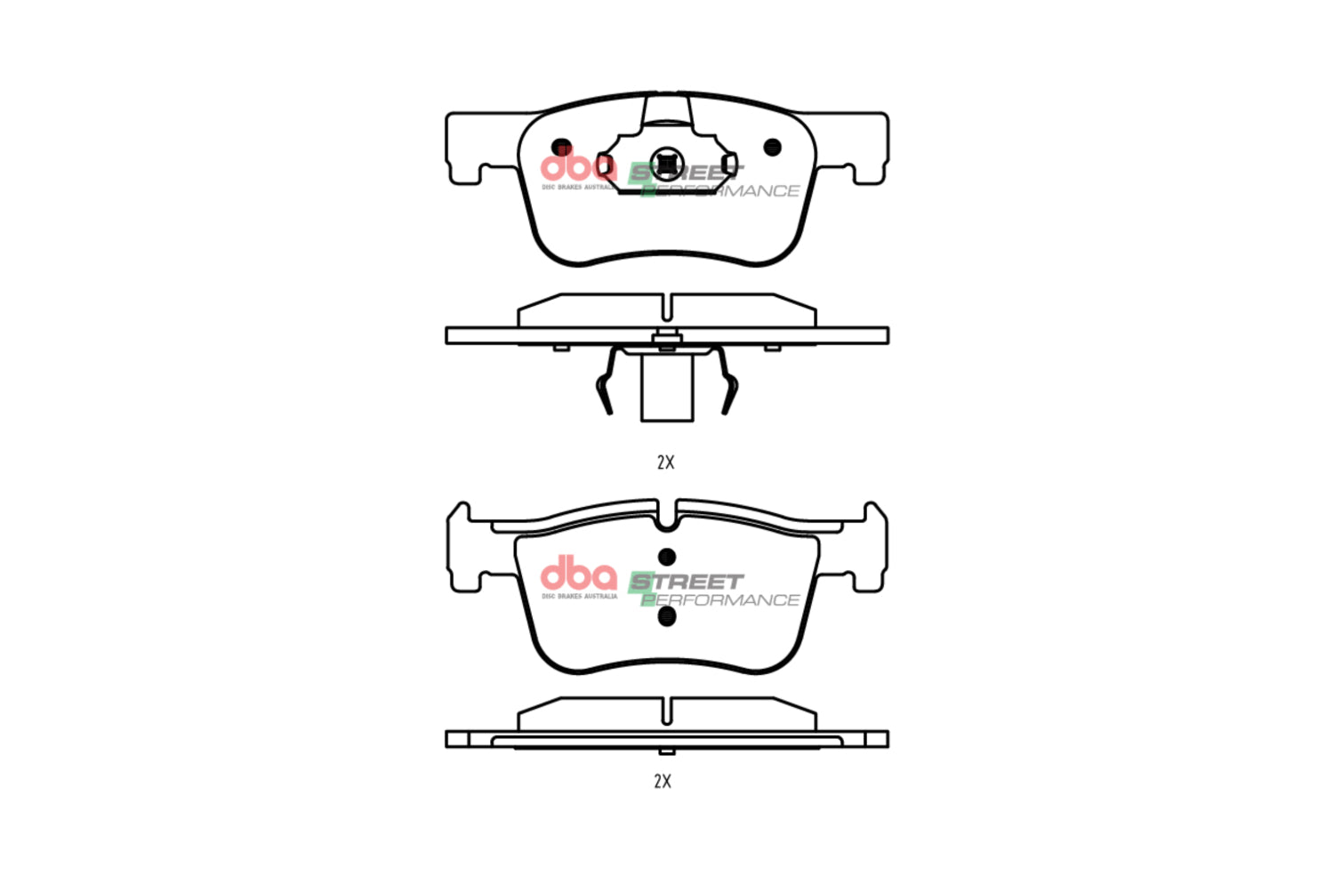 Front Street Performance Brake Pads