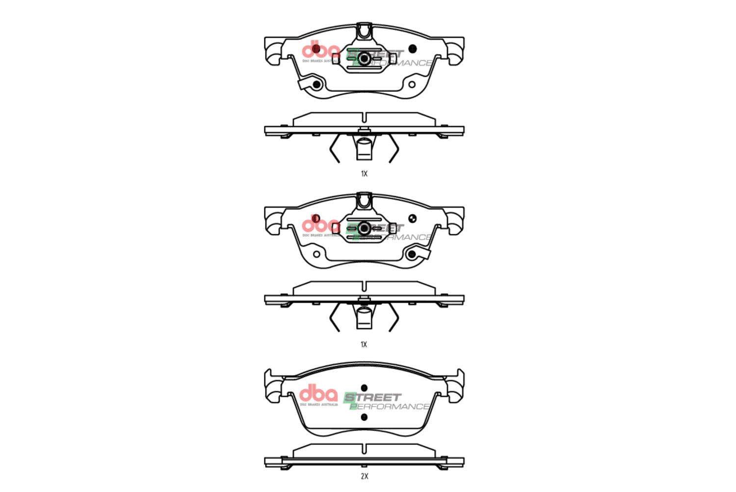 Front Street Performance Brake Pads