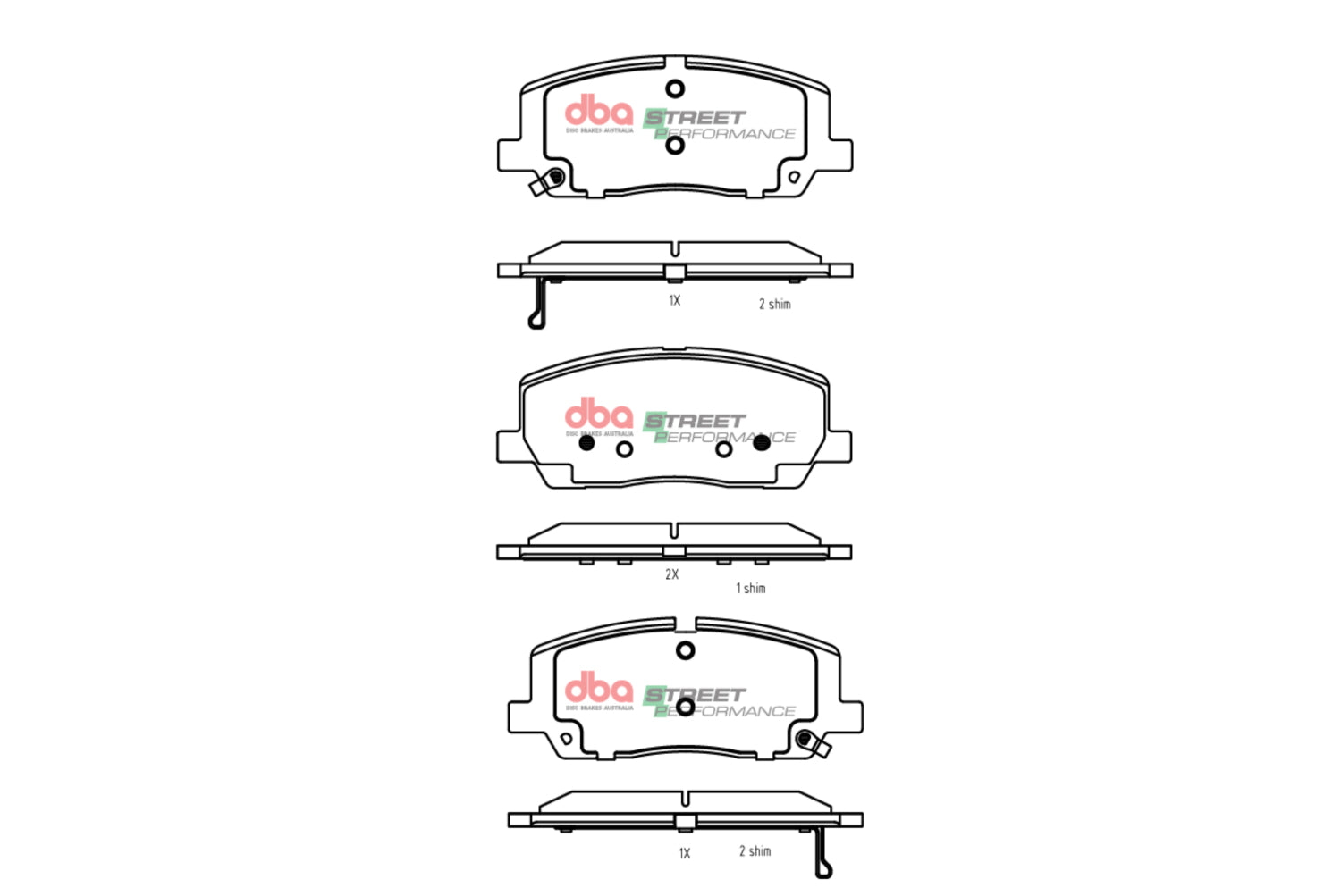 Front Street Performance Brake Pads