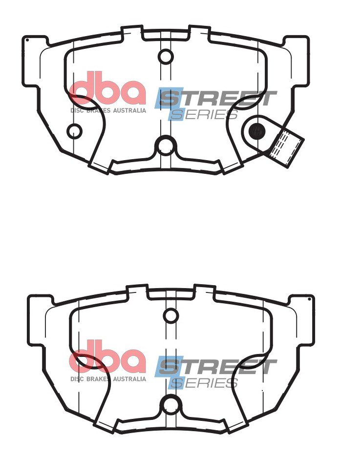 Rear Street Series Brake Pads