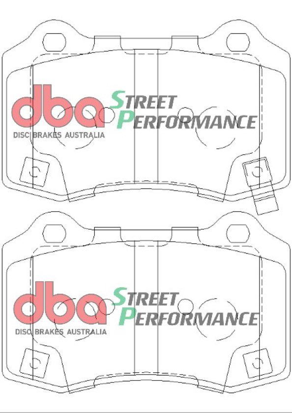 Rear Street Performance Brake Pads