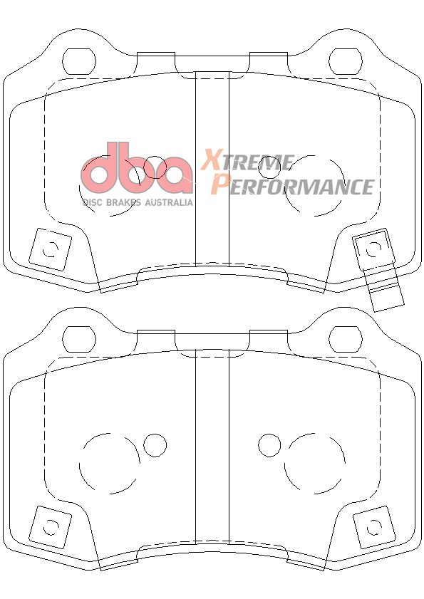 Rear Xtreme Performance Brake Pads
