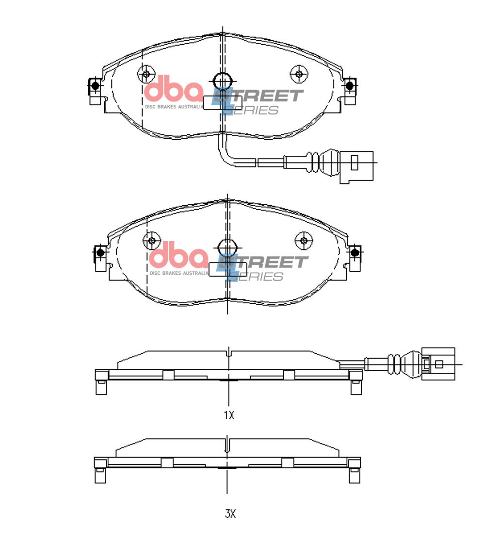 Front Street Series Brake Pads