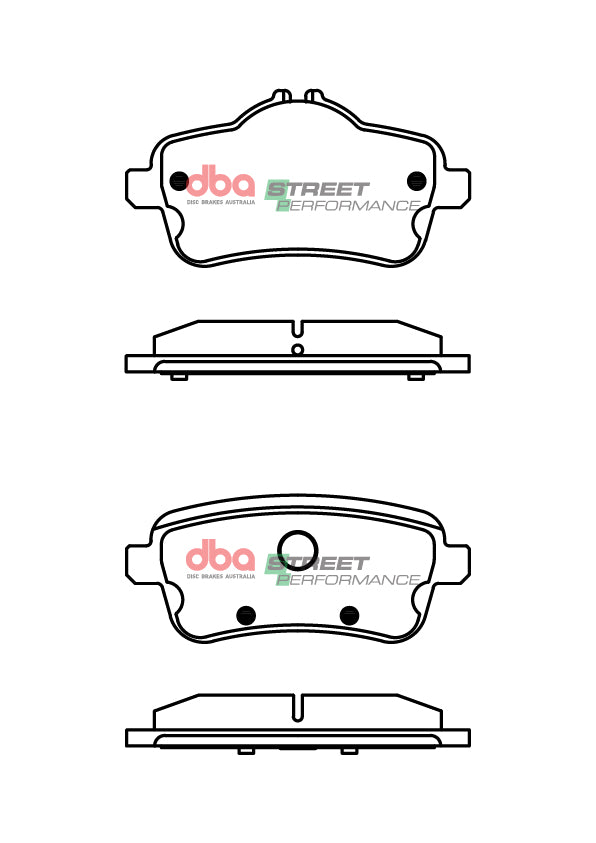 Rear Street Performance Brake Pads