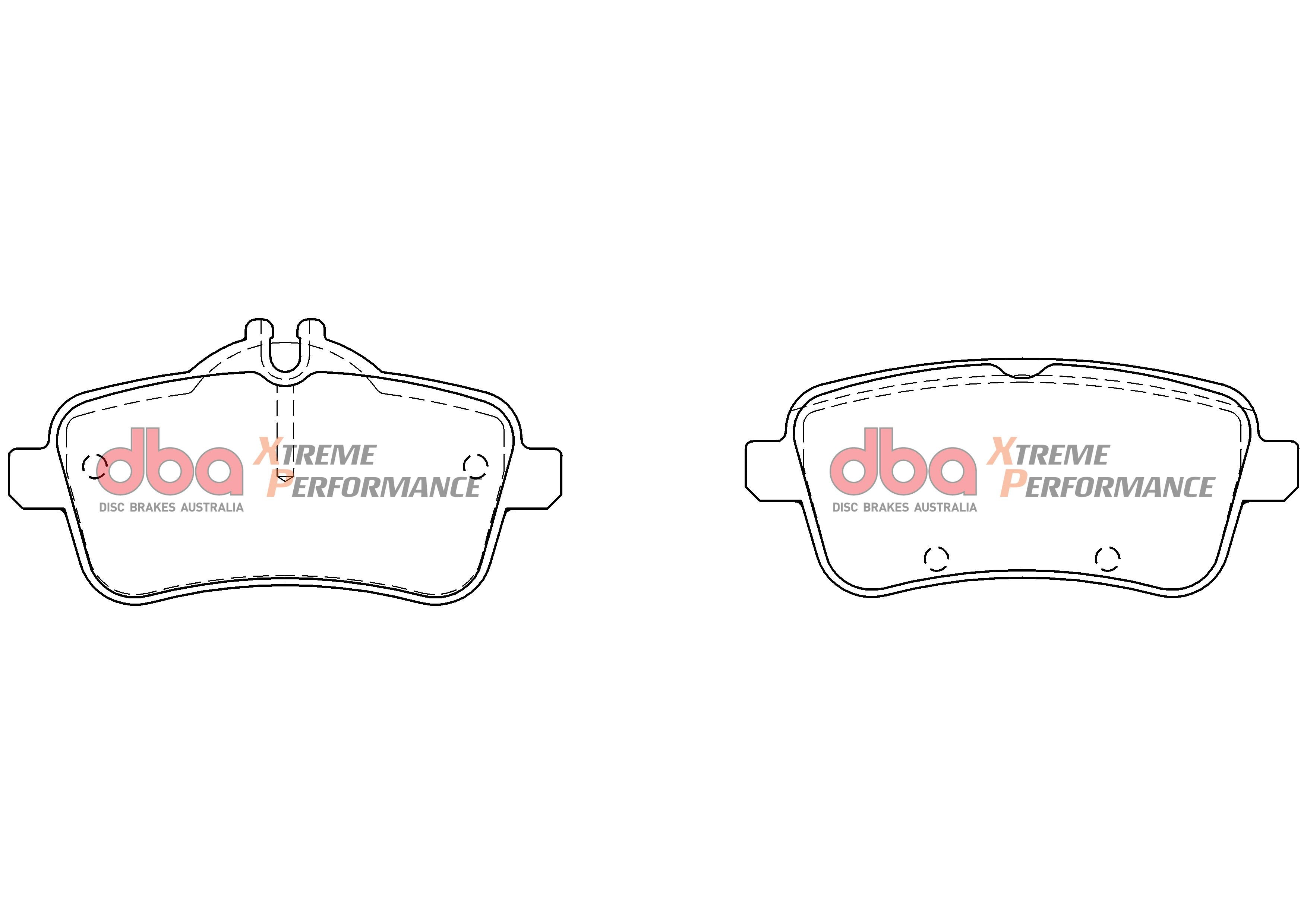 Rear Xtreme Performance Brake Pads
