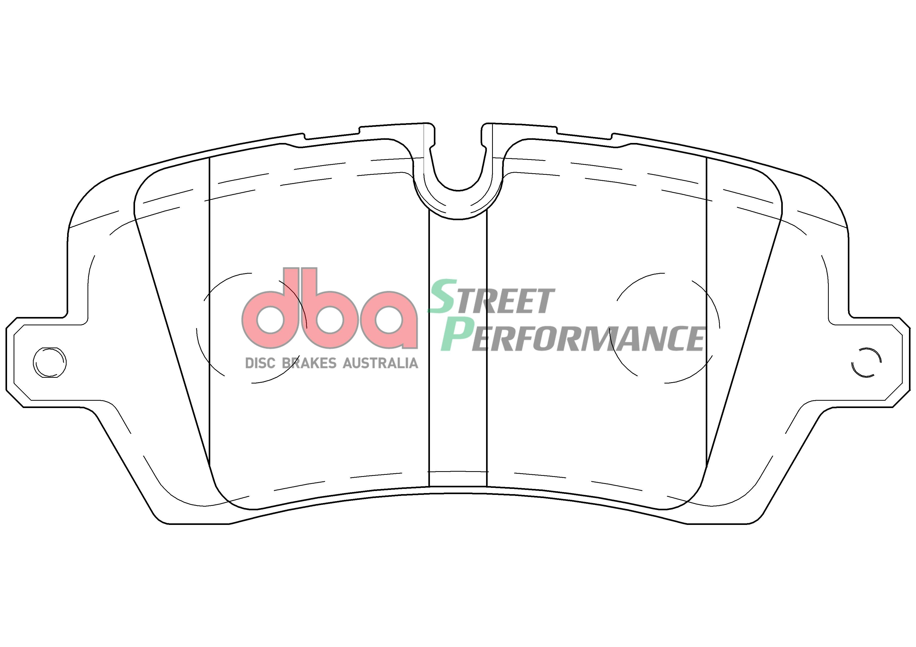 Rear Street Performance Brake Pads