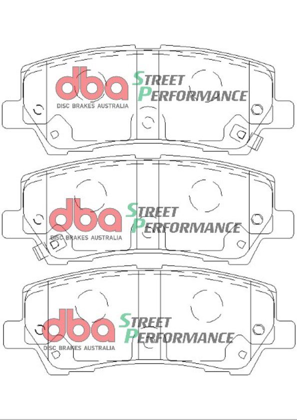 Rear Street Performance Brake Pads