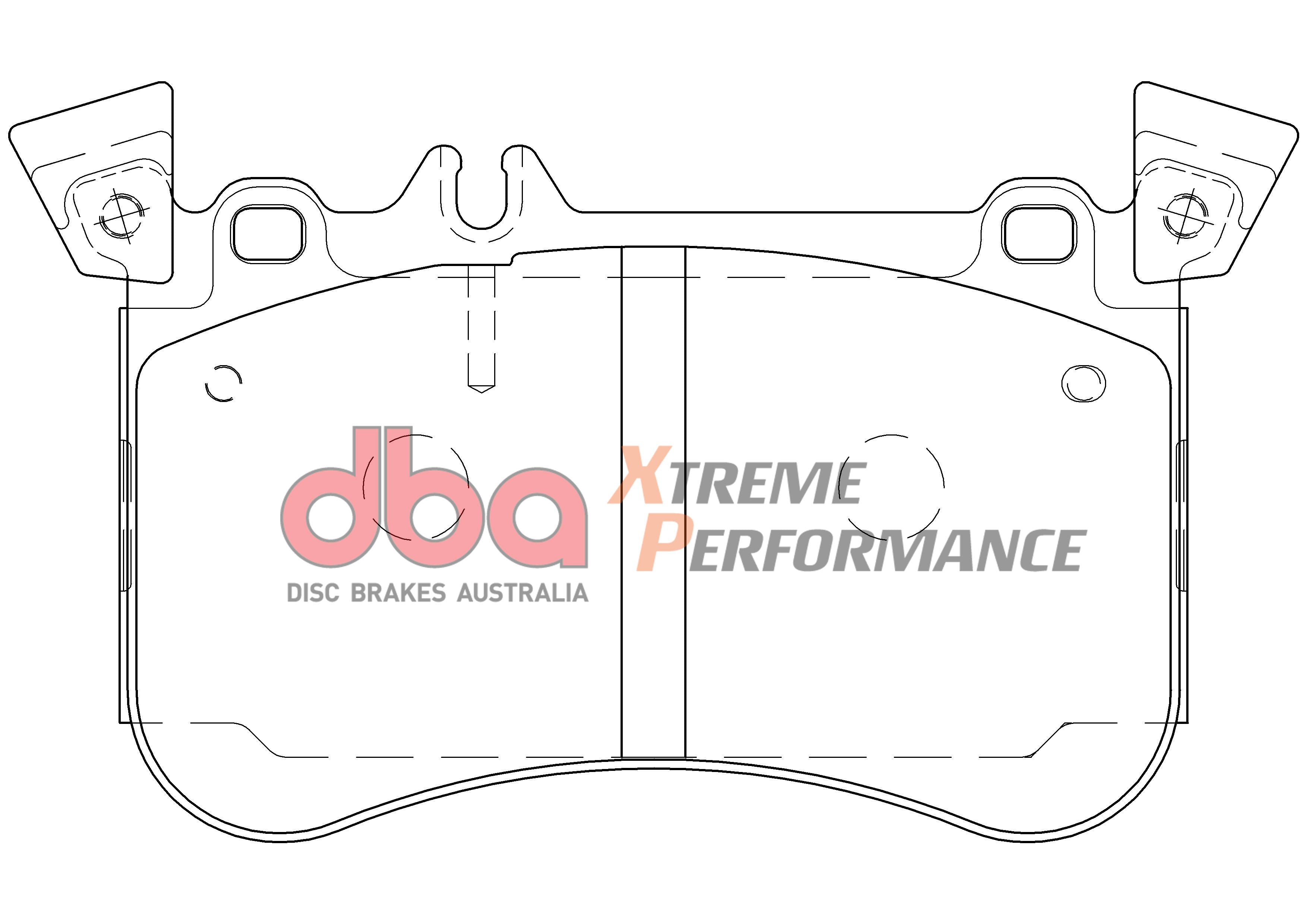 Front Xtreme Performance Brake Pads