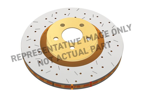 Front & Rear 4000 Series XS Gold Brake Rotor